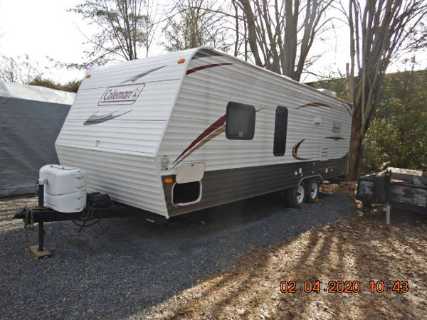 Coleman fifth wheel RV trailer