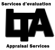 black LTA Appraisal Services logo