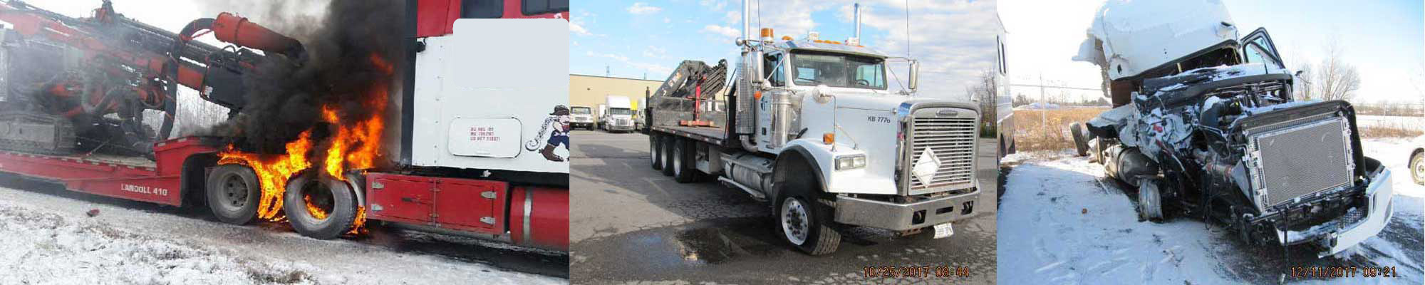 3 tractor trailers